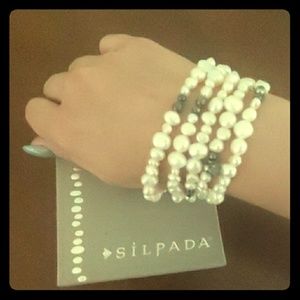 Silpada Set of 5 Freshwater Pearl Bracelets